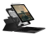 124001B14031 - UAG Rugged Bluetooth Keyboard w/ Trackpad for iPad 10.2 UK English - Left-angle